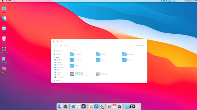 Tema windows keren seperti macbook