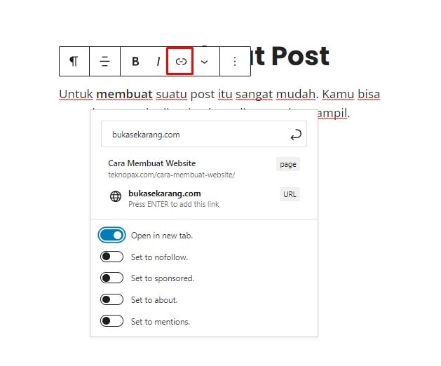 Cara membuat post di wordpress