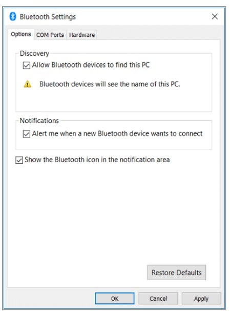 Mengatasi Bluetooth Error