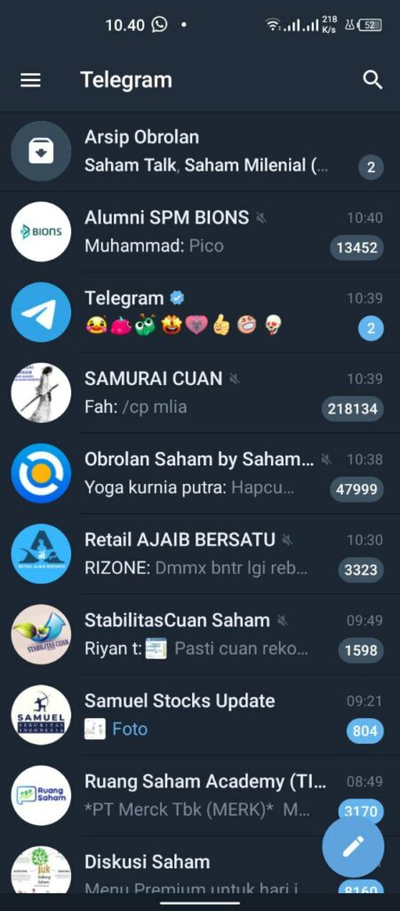 Cara membuat username id telegram
